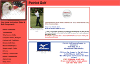 Desktop Screenshot of patriotgolf.us